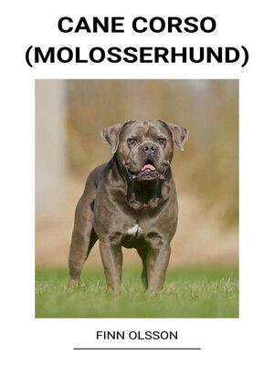 cover image of Cane Corso (Molosserhund)